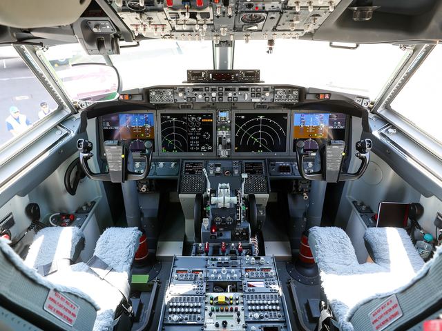 Kokpit Boeing 737 MAX