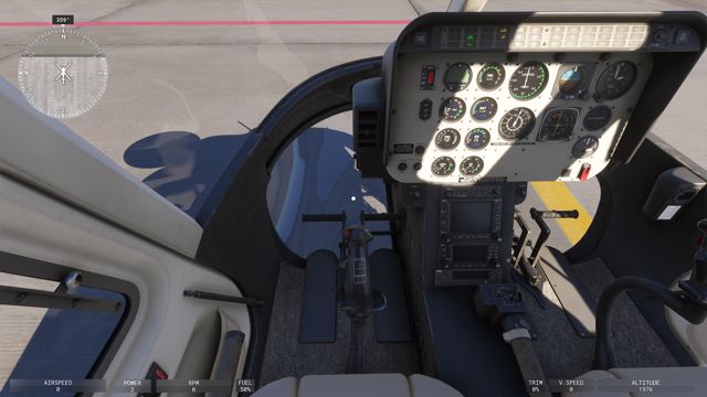 Pohľad z ľavého sedadla: prístrojová doska a kolektív